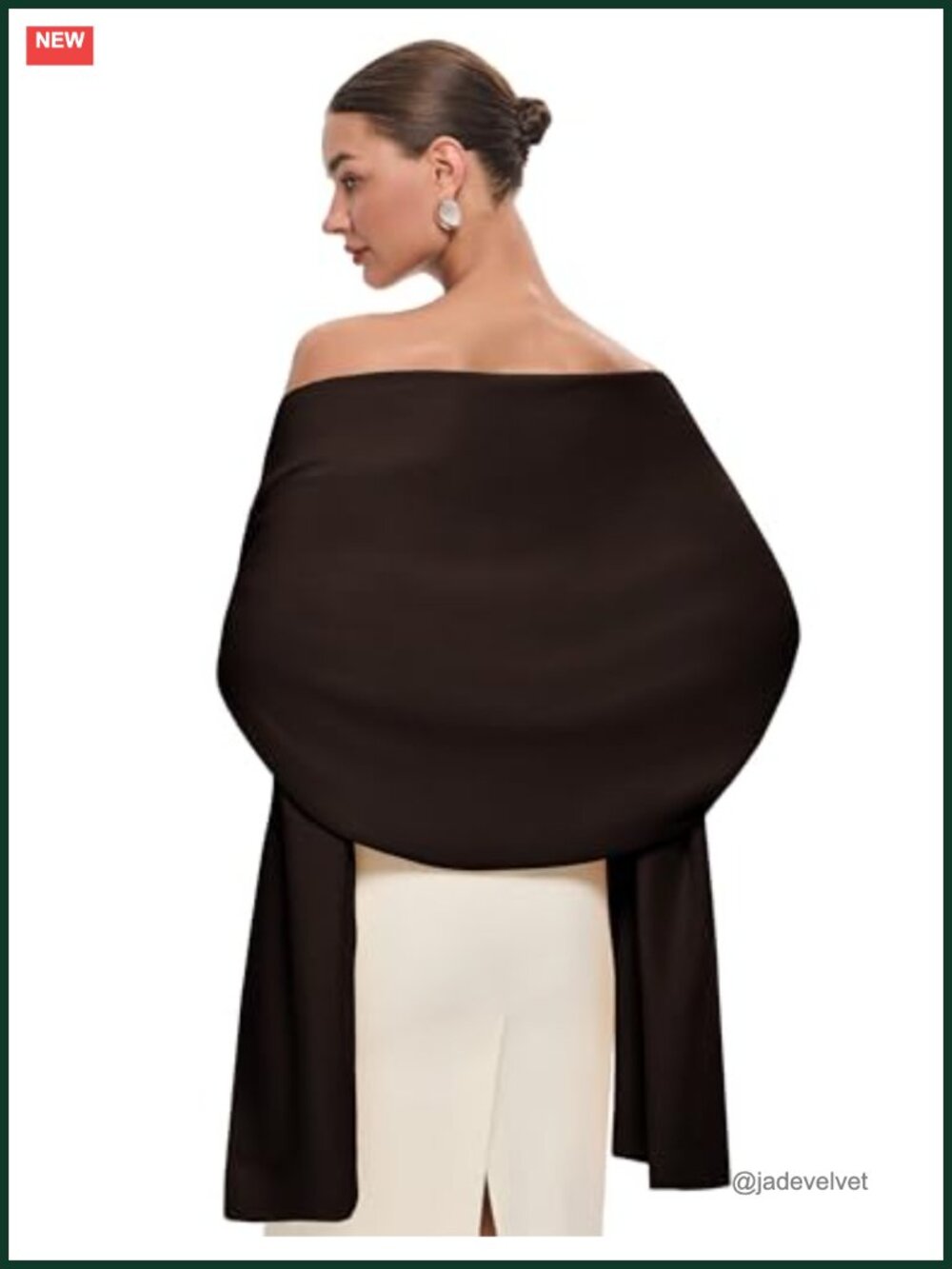 Luxury Pashmina Shawl Wrap Bridal Evening Scarf Viscose Blend